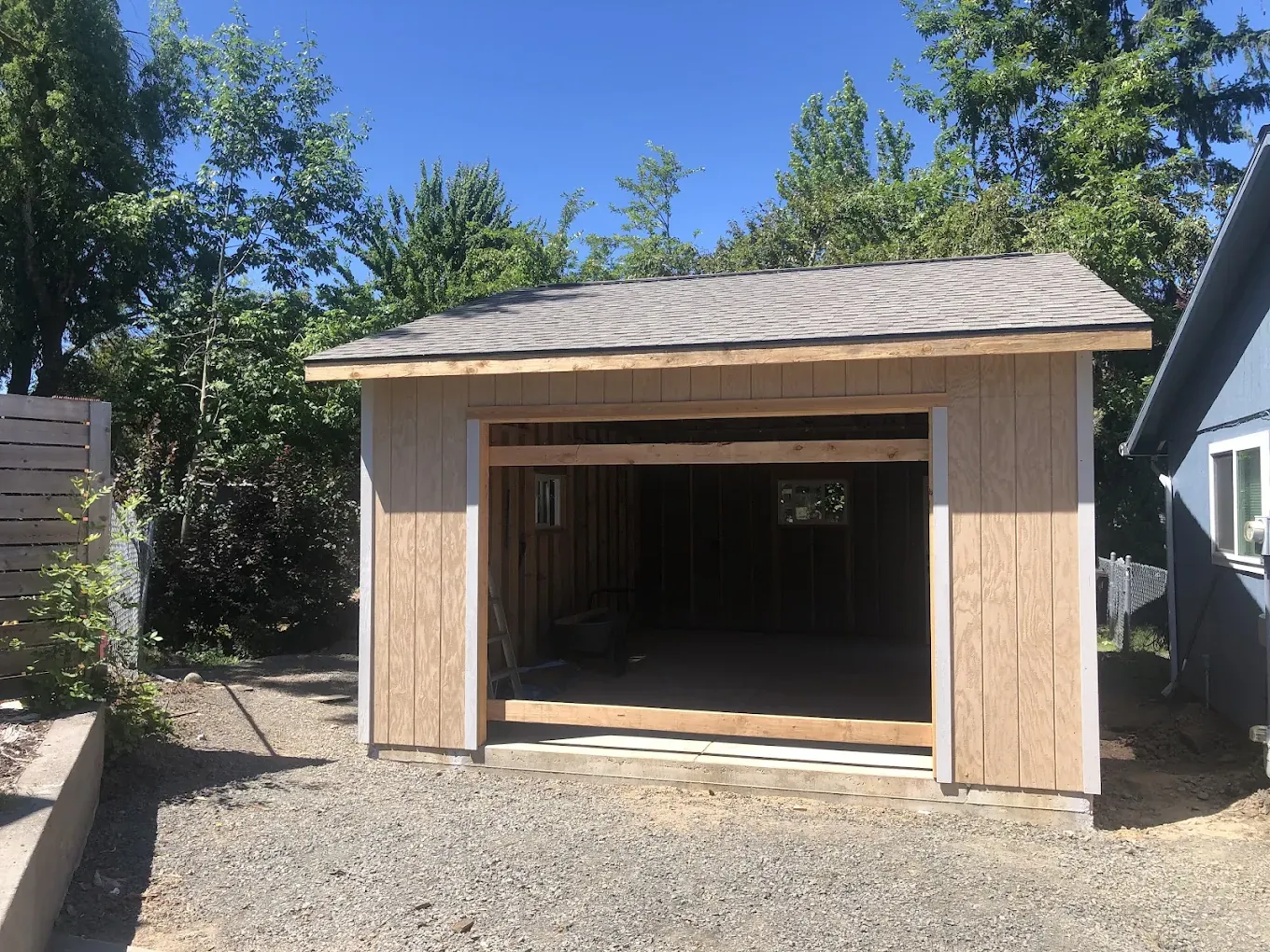 Garage-conversion ADU shell
