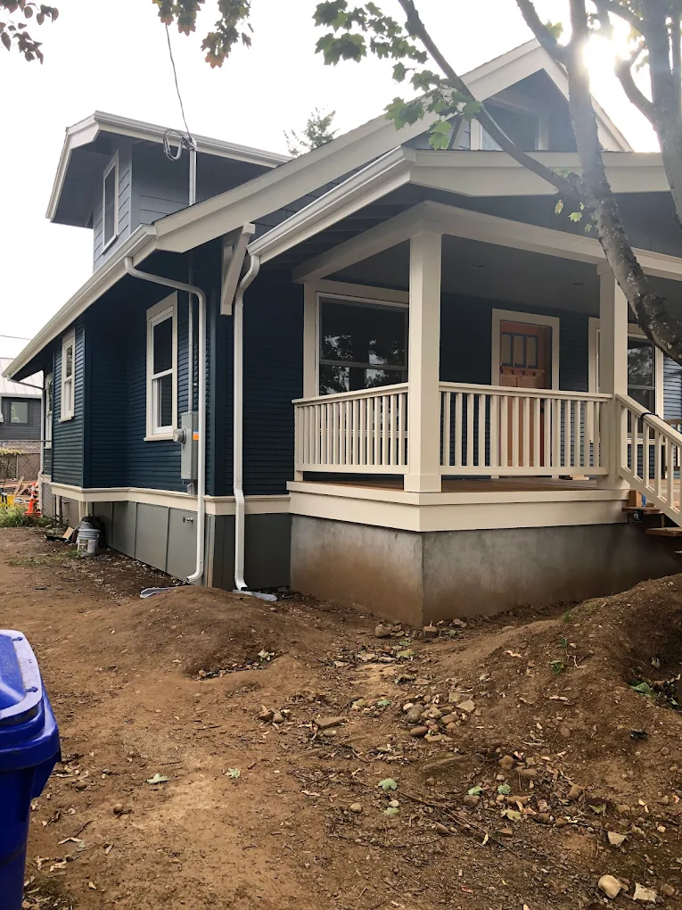 Navy Craftsman exterior